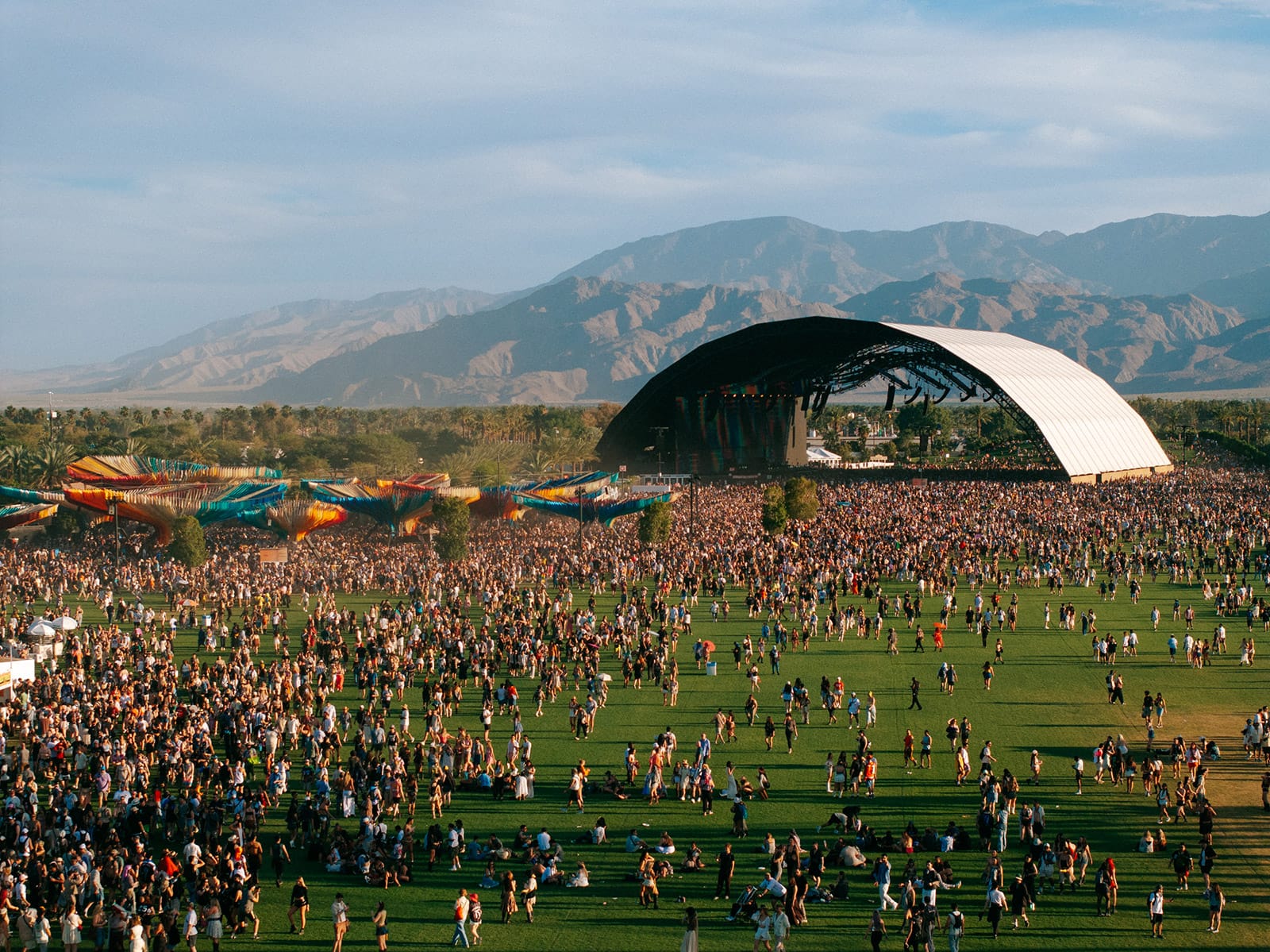 Пространство фестиваля Coachella