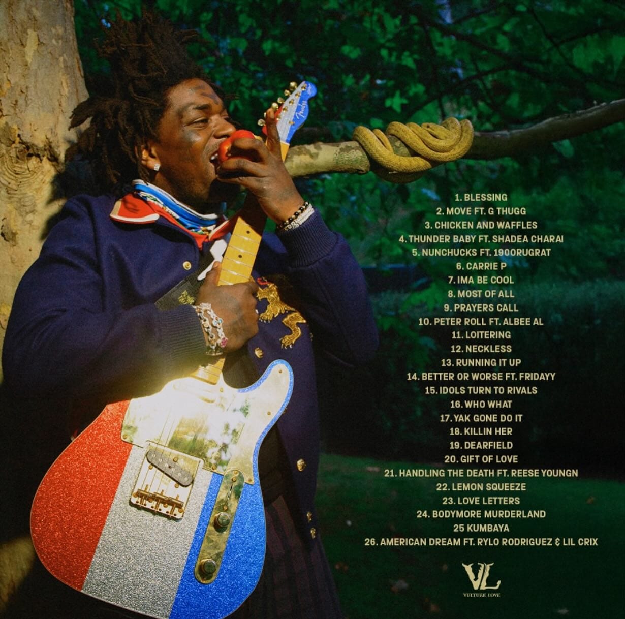 Треклист к альбому «Kodak the Blessing»