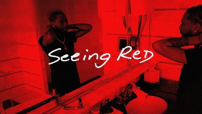 Кадр из клипа «Seeing Red»