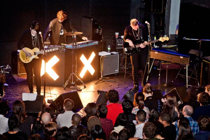 Один из первых концертов The xx