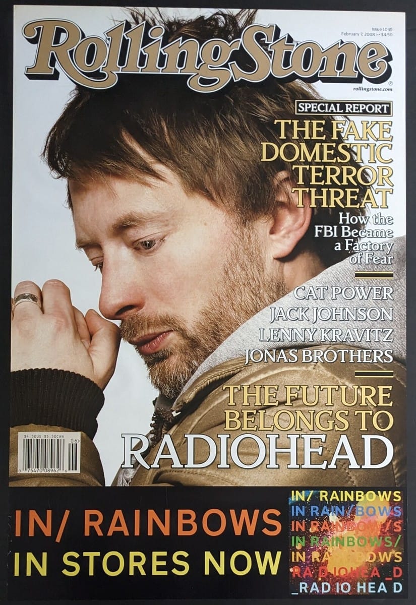 Том Йорк на обложке Rolling Stone