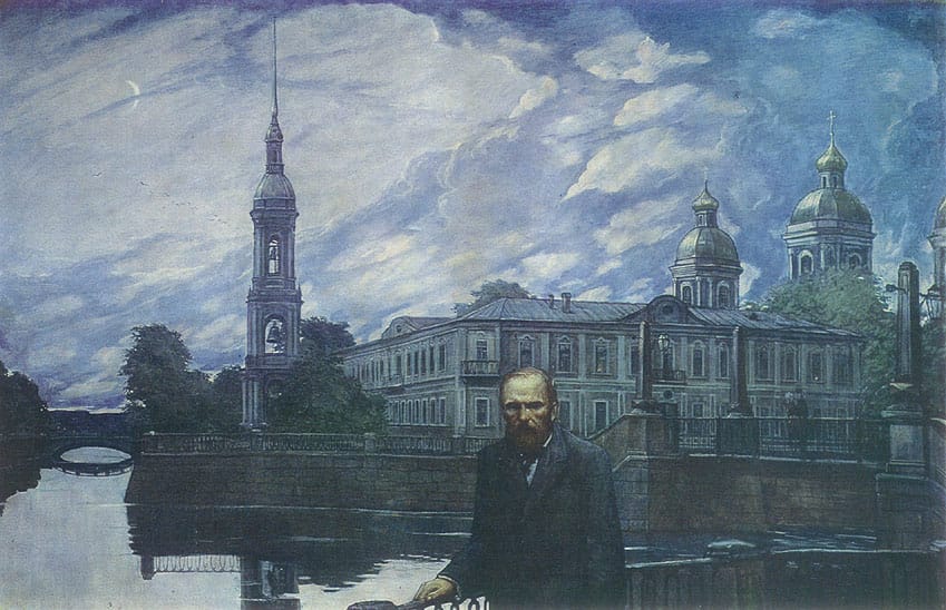 «Фёдор Михайлович Достоевский. Белая ночь», картина И.С. Глазунова