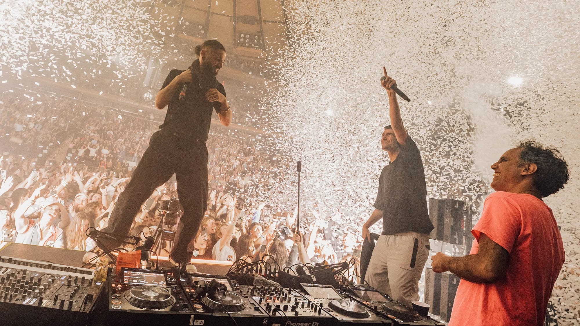 Fred again, Skrillex, Four Tet в Madison Square Garden