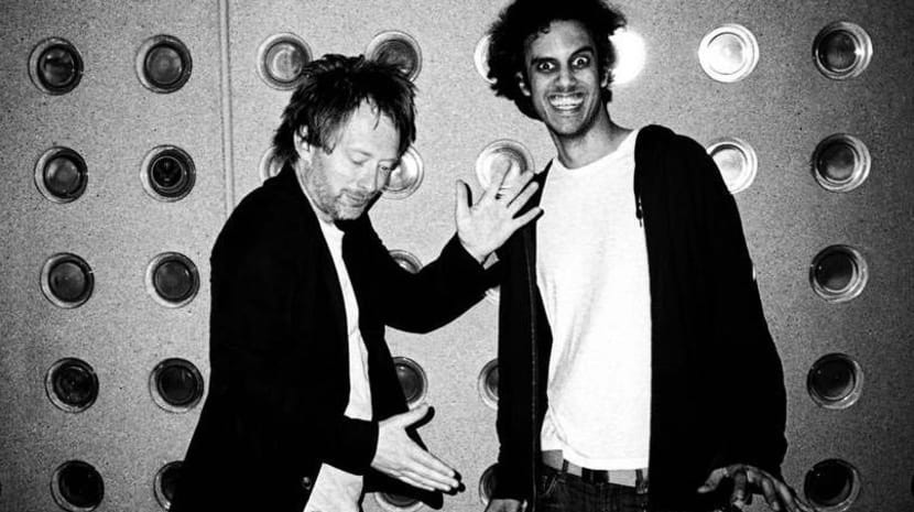 Фотография Four Tet и Тома Йорка