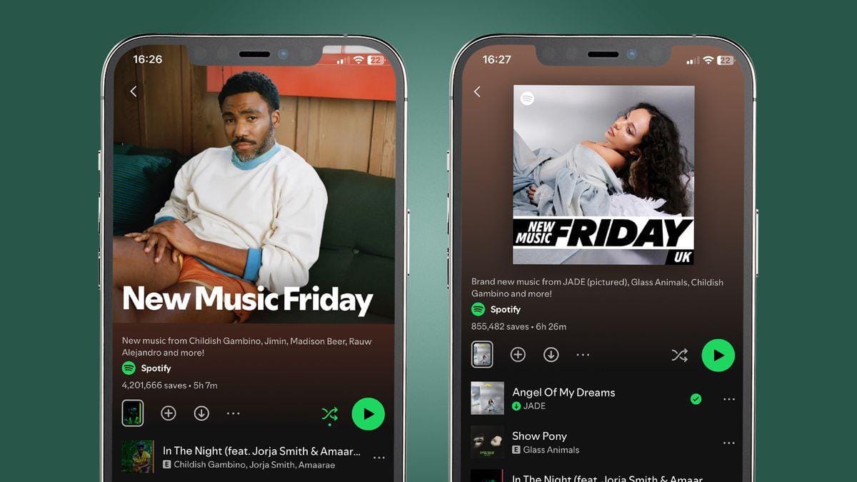 Плейлист Spotify New Music Friday