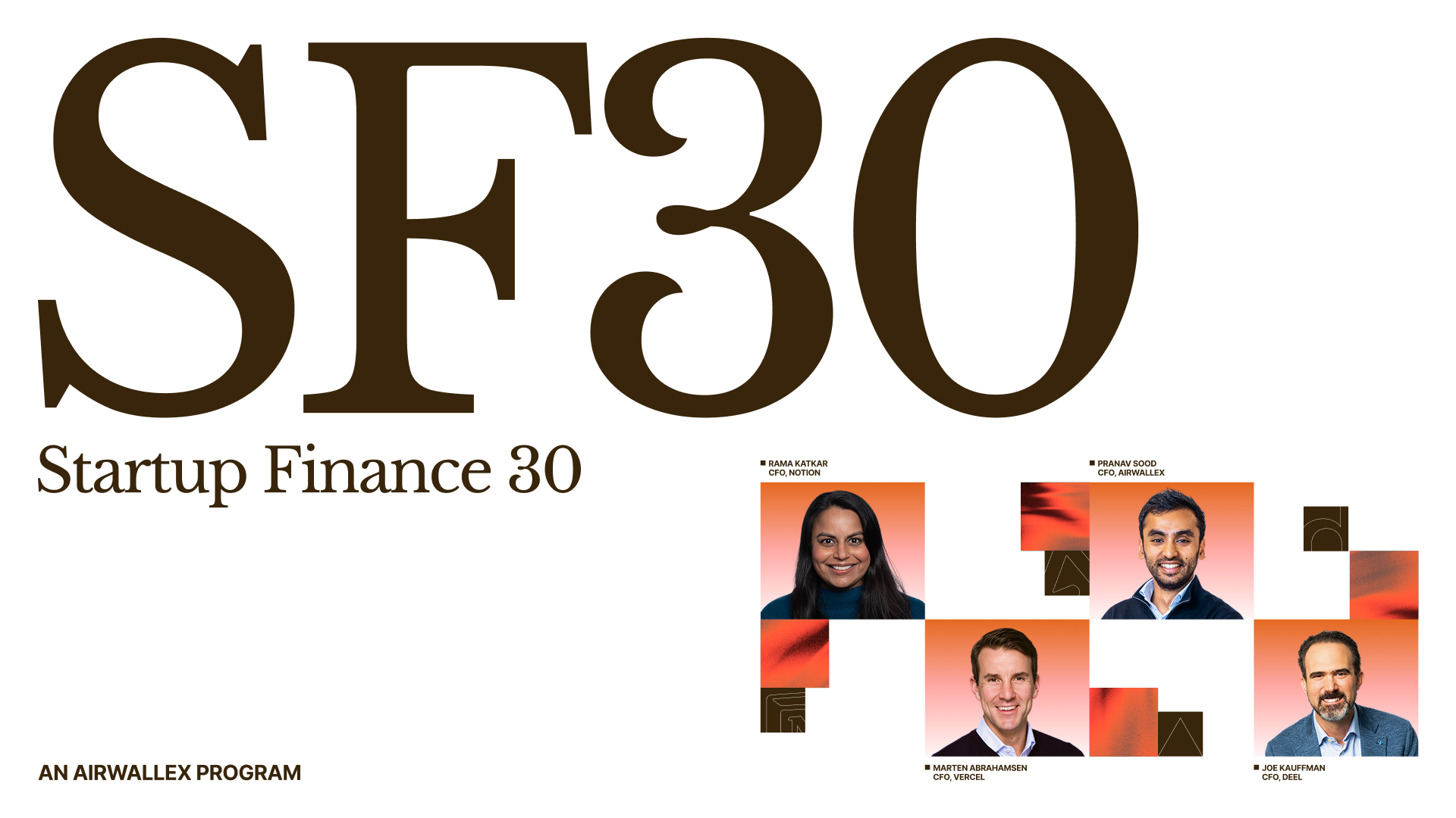 Startup Finance 30