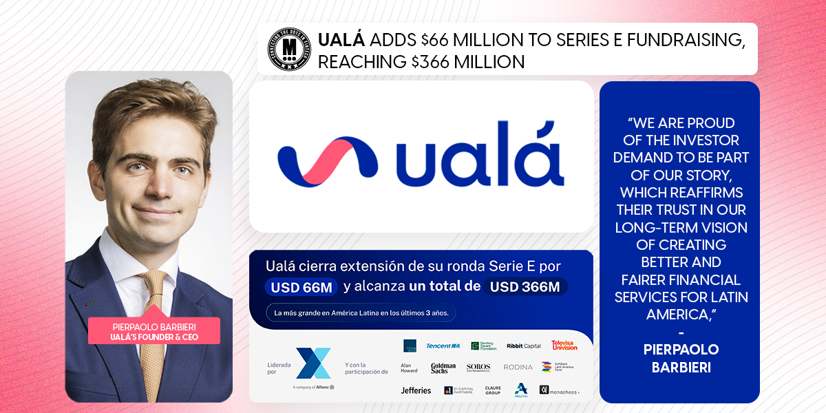 Ualá Adds $66 Million to Series E Fundraising, Reaching $366 Million