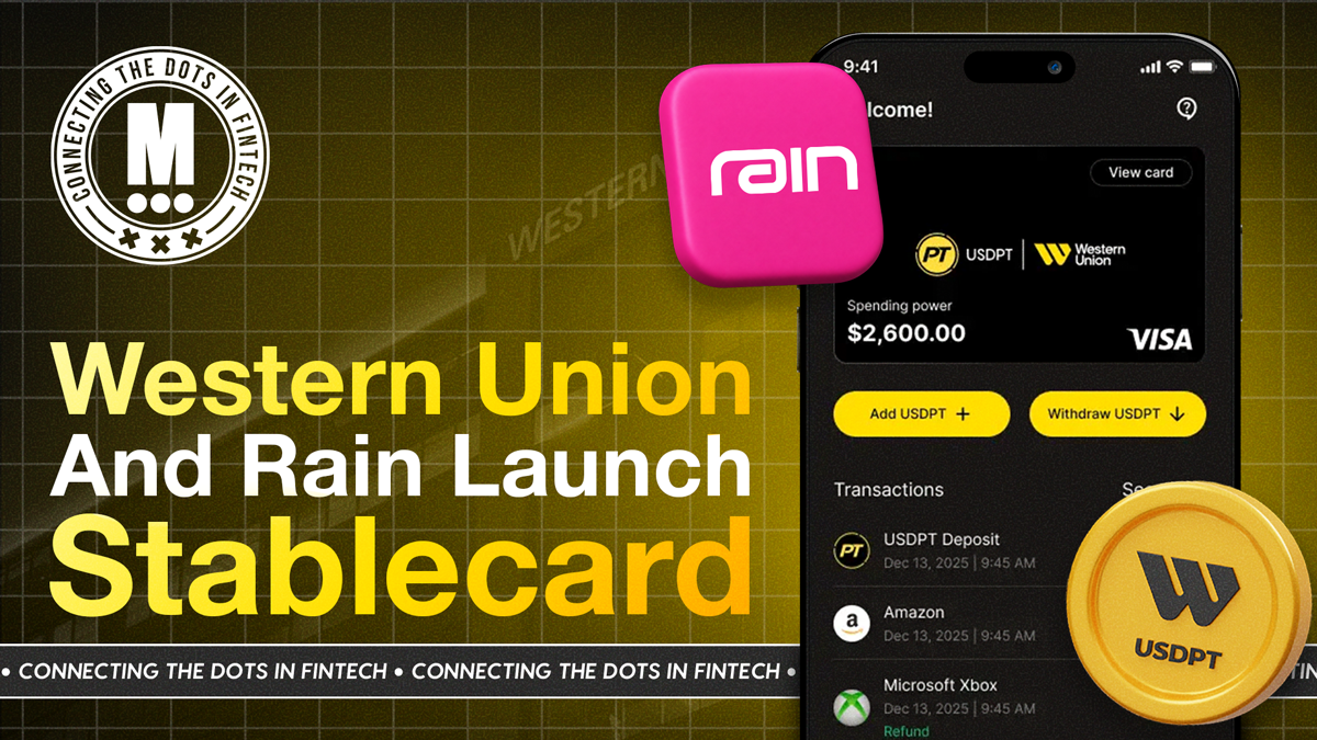 Western Union Just Put Its Stablecoin Card On Rain's Rails