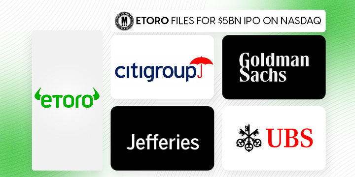eToro Files for $5Bn IPO on NASDAQ