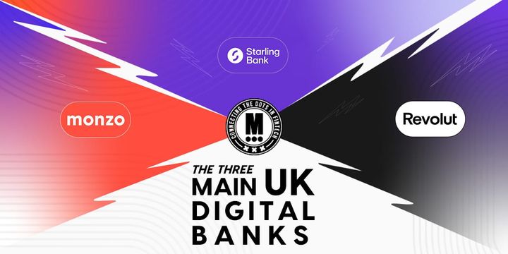 Starling, Monzo & Revolut side by side