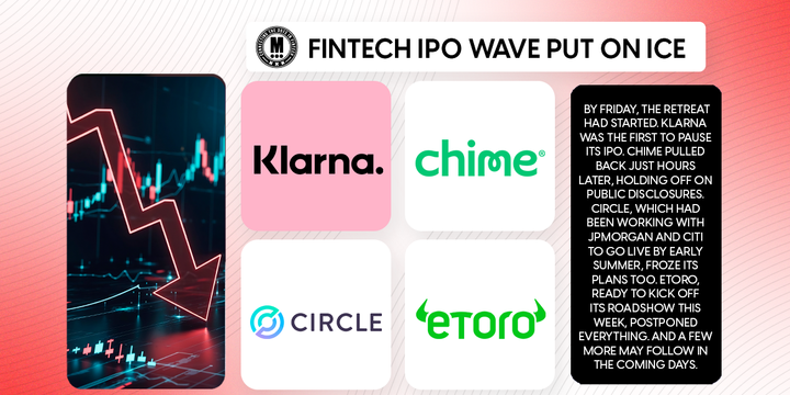 FinTech IPO Wave Put on Ice