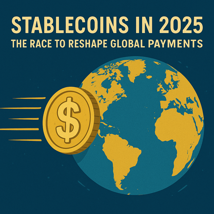Stablecoins, cryptocurrency, globe, payments