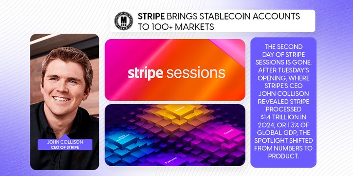Stripe Brings Stablecoin Accounts to 100+ Markets