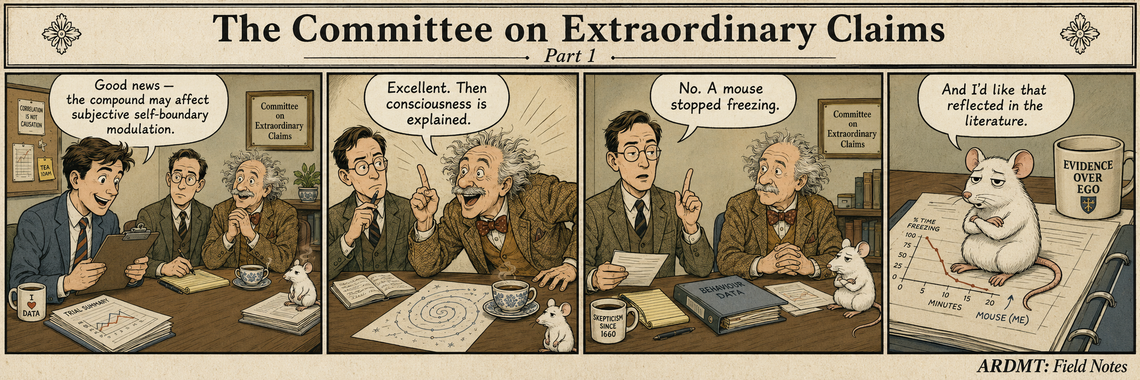The Committee on Extraordinary Claims. Part 1