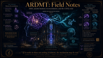 UCL's UNITy Trial: Can DMT Disrupt Alcohol Memory Reconsolidation?