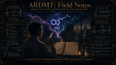 Szára's 1956 self-experiment: the Budapest dose that launched DMT research