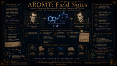 Manske to Szára: DMT's twenty-five years as a compound without a question