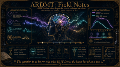 Tracking DMT's neural arc: time-resolved EEG at two doses