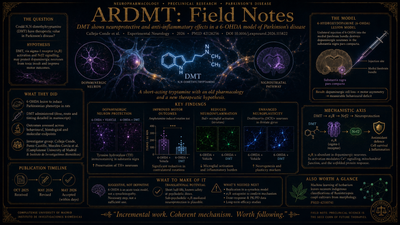 DMT for Parkinson's: Sigma-1 Neuroprotection in a 6-OHDA Model