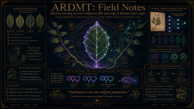 Machine learning validates indigenous folk taxonomy of the ayahuasca vine