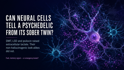 Can Neural Cells Tell a Psychedelic from Its Sober Twin?