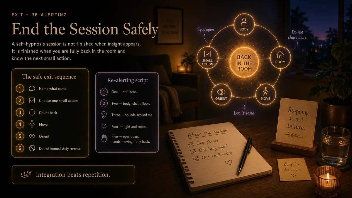 How to End a Self-Hypnosis Session Safely