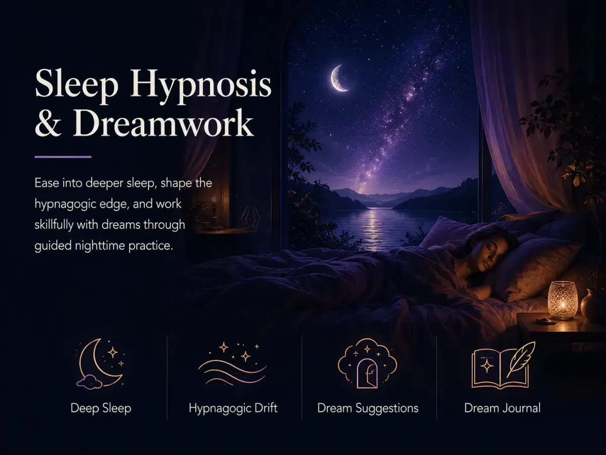 Hypnosis For Sleep & Dreams