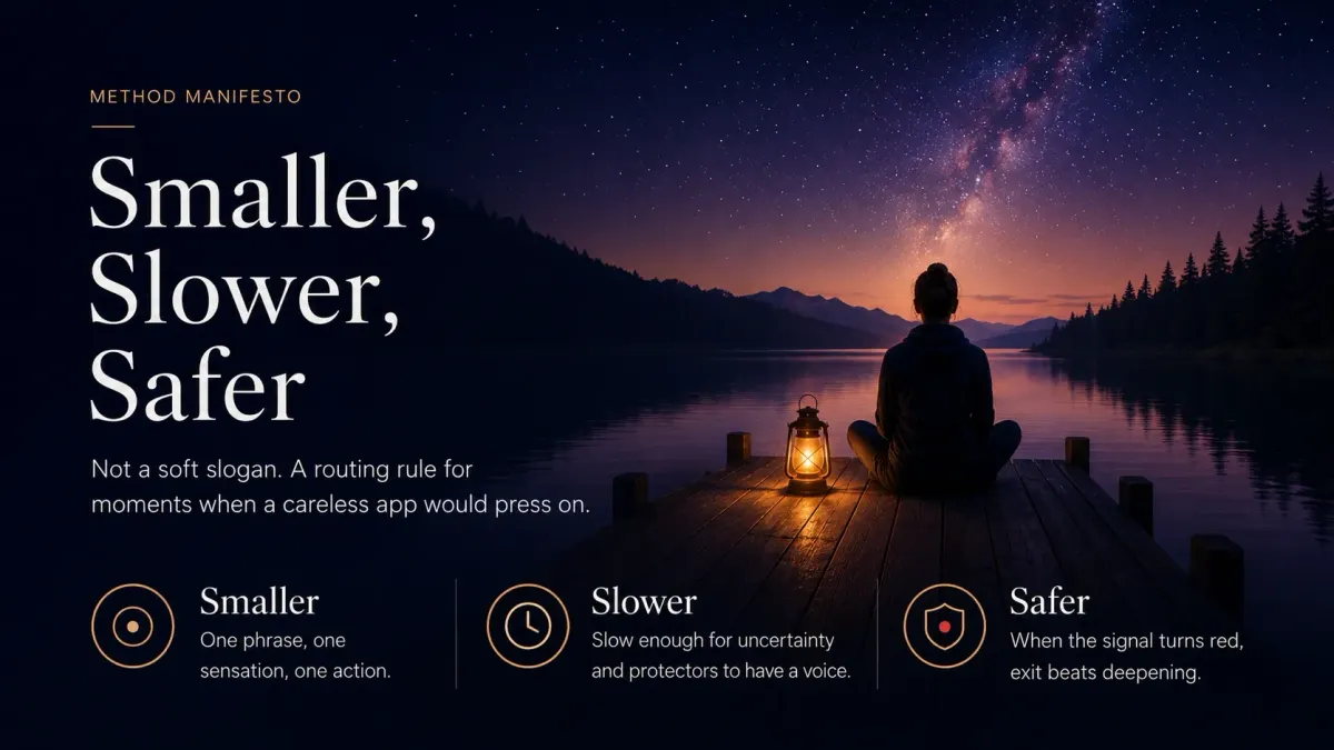 Smaller, Slower, Safer