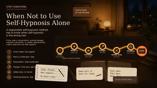When Not to Use Self-Hypnosis Alone