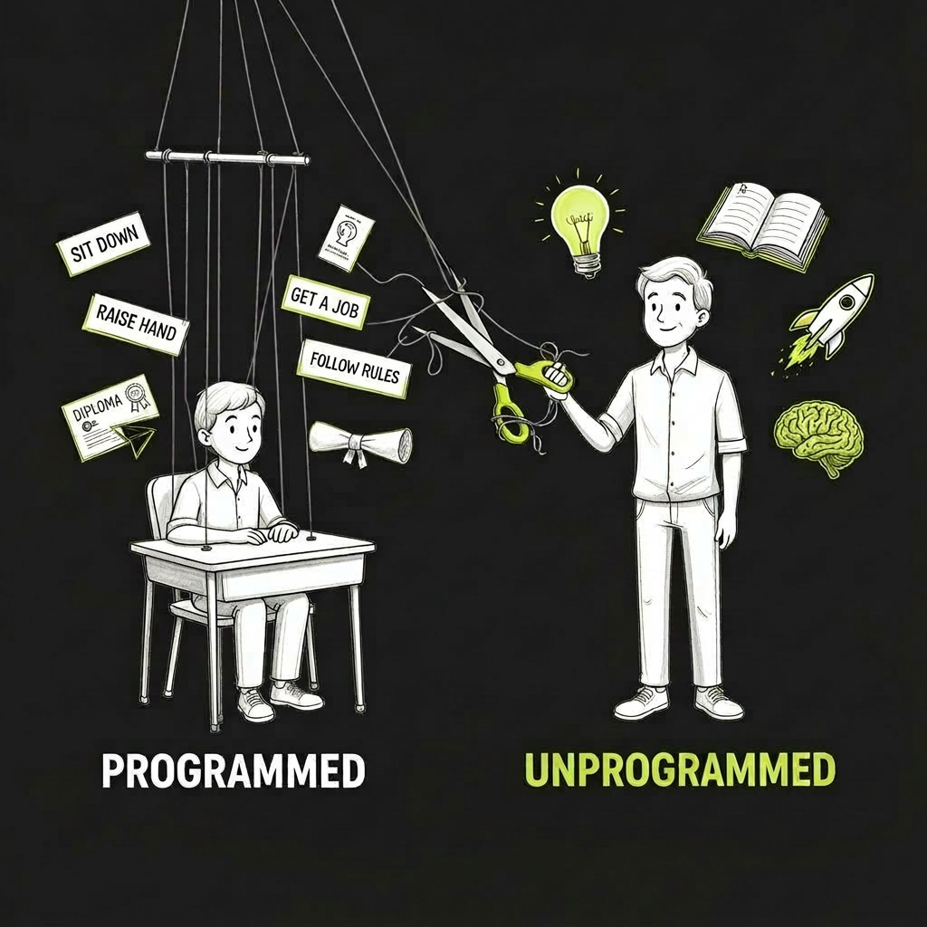 You were programmed. Here's how to undo it.