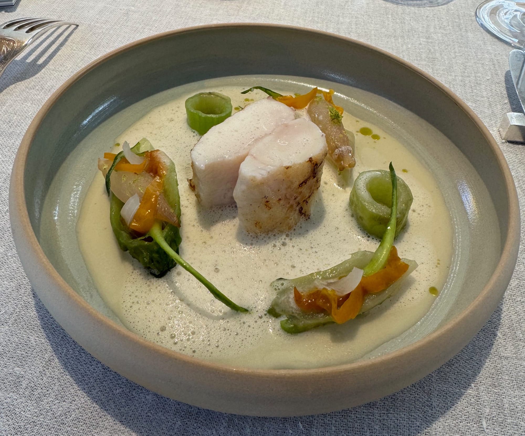 Catfish and Puntarelle Steirereck