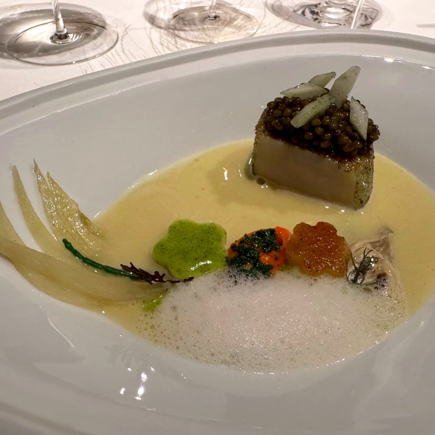 Scallop, fennel, caviar - for Beurre monté “Perce-pierre”, Plénitude, Cheval Blanc Paris — Arnaud Donckele