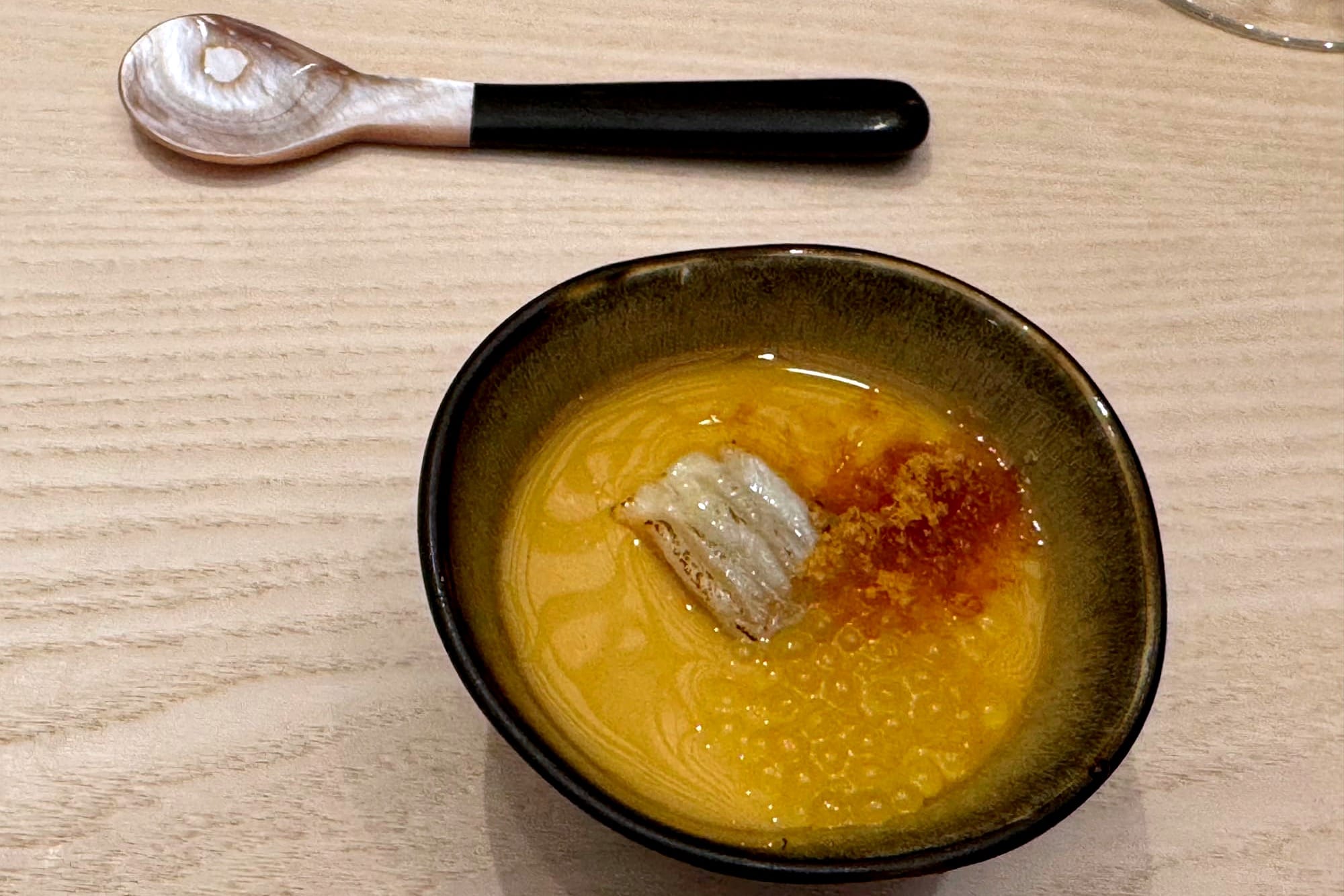 Chawanmushi - Egg custard at Shiki Omakase Vienna