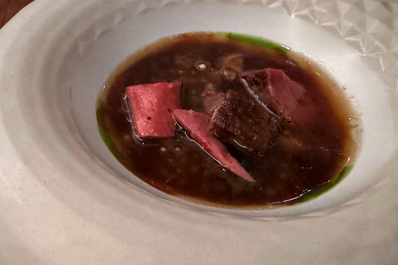 Pigeon with sea cucumber Mirazur Menton