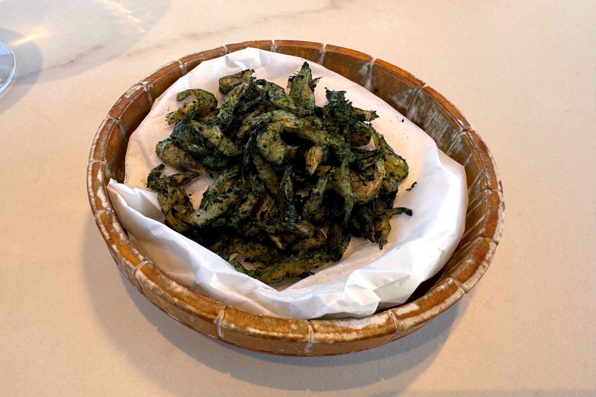 Aponiente fried camarones