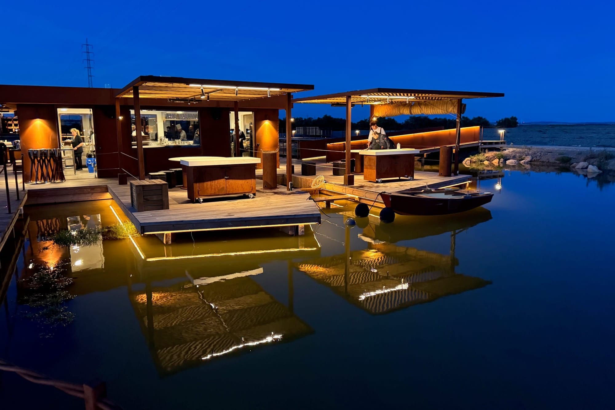 outdoors at Aponiente restaurant in El Puerto de Santa Maria