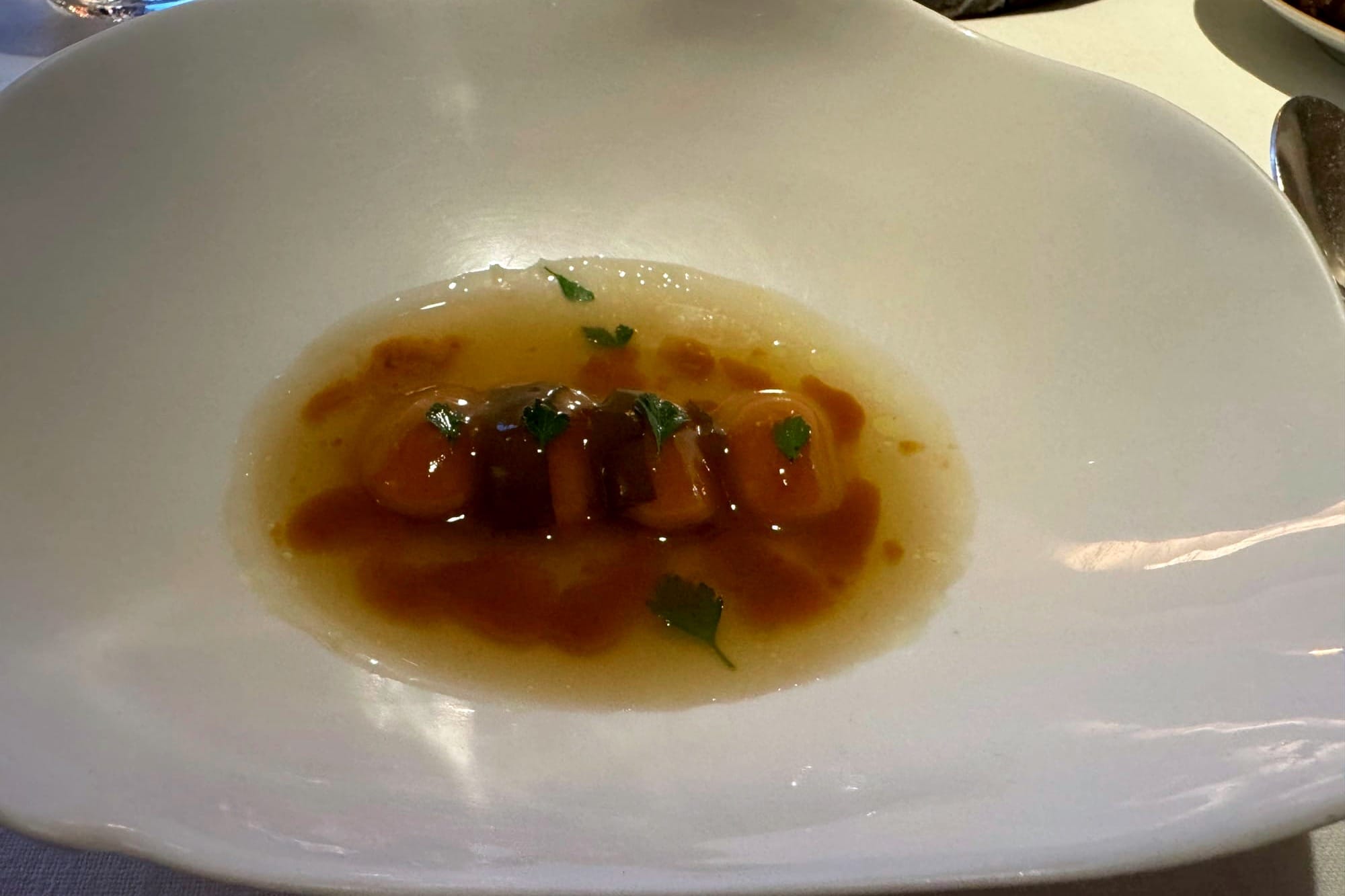 White bean stew with limpets at Casa Marcial