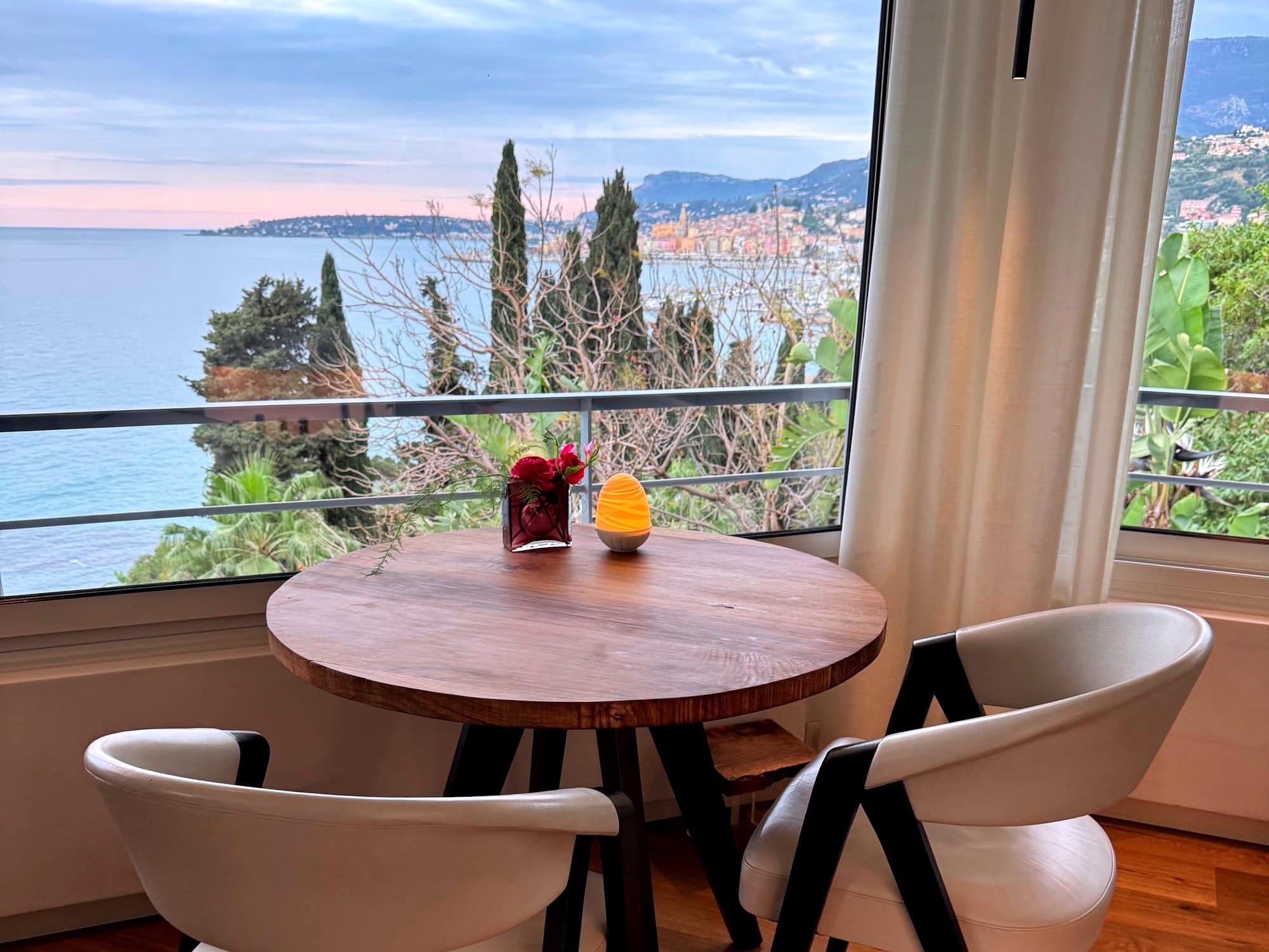 View from Mirazur Menton
