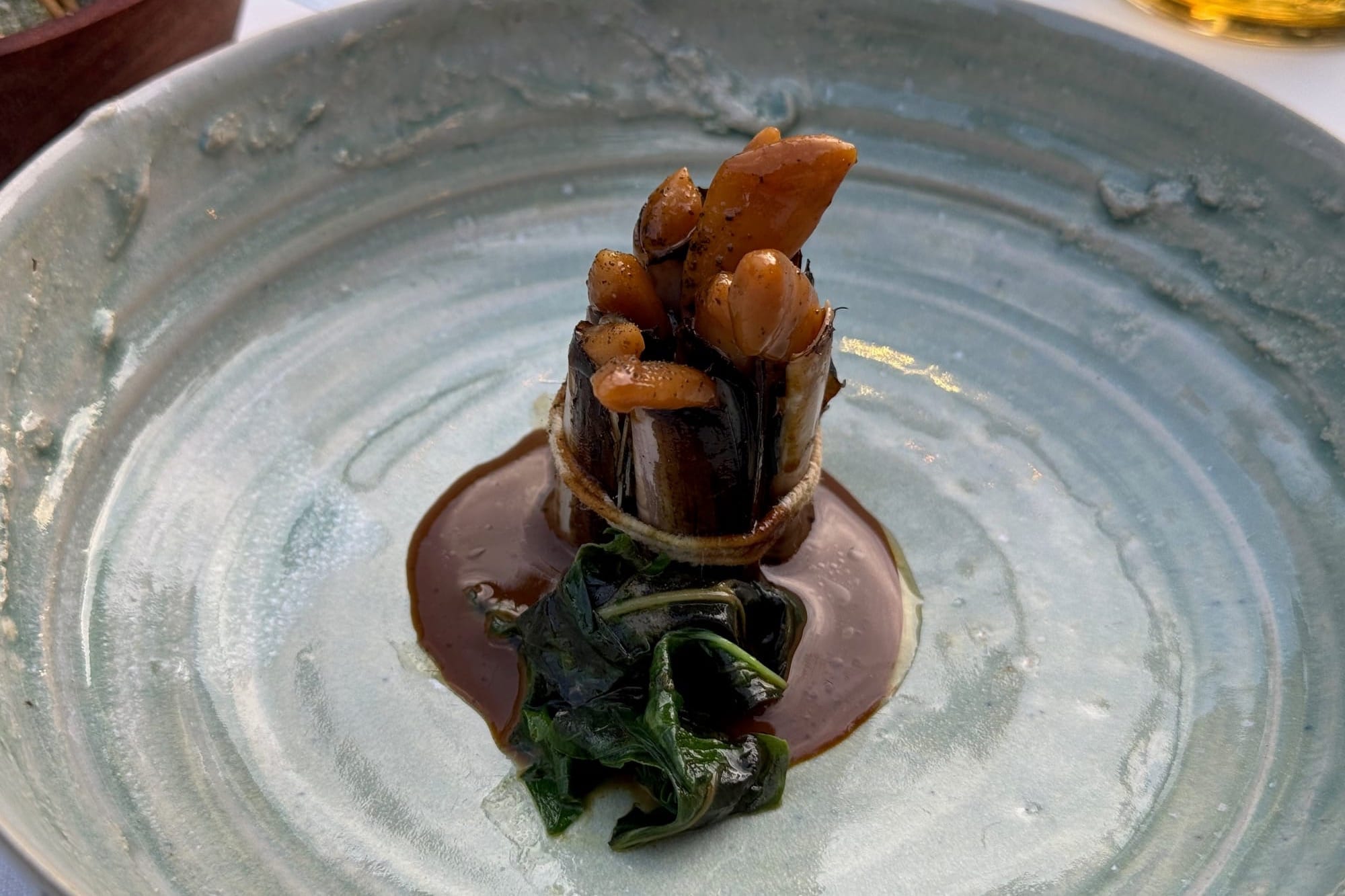 Razor clams at L'Oustau de Baumanière