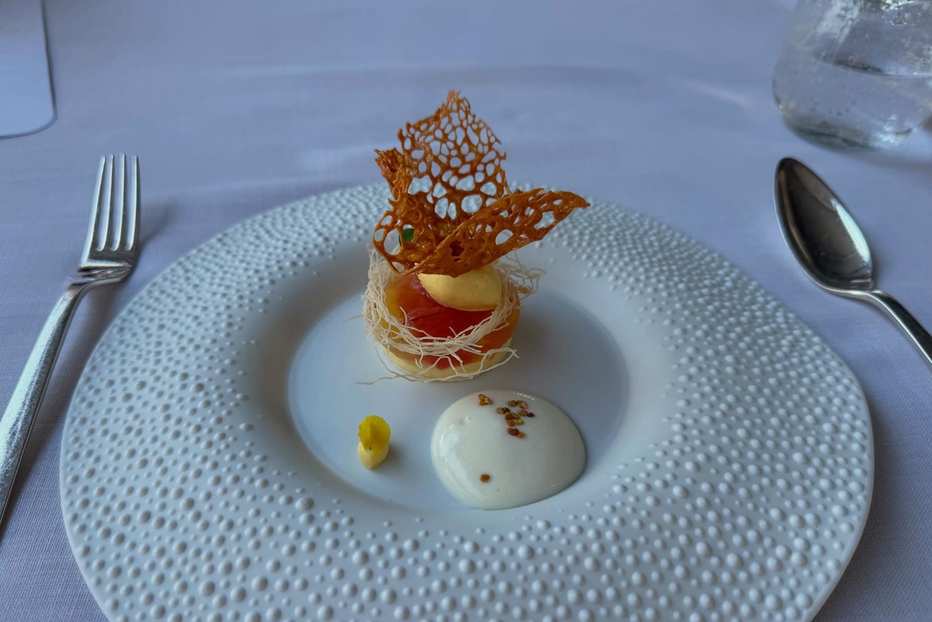honey from the calanques with saffron from Roquevaire, lifted with grapefruit