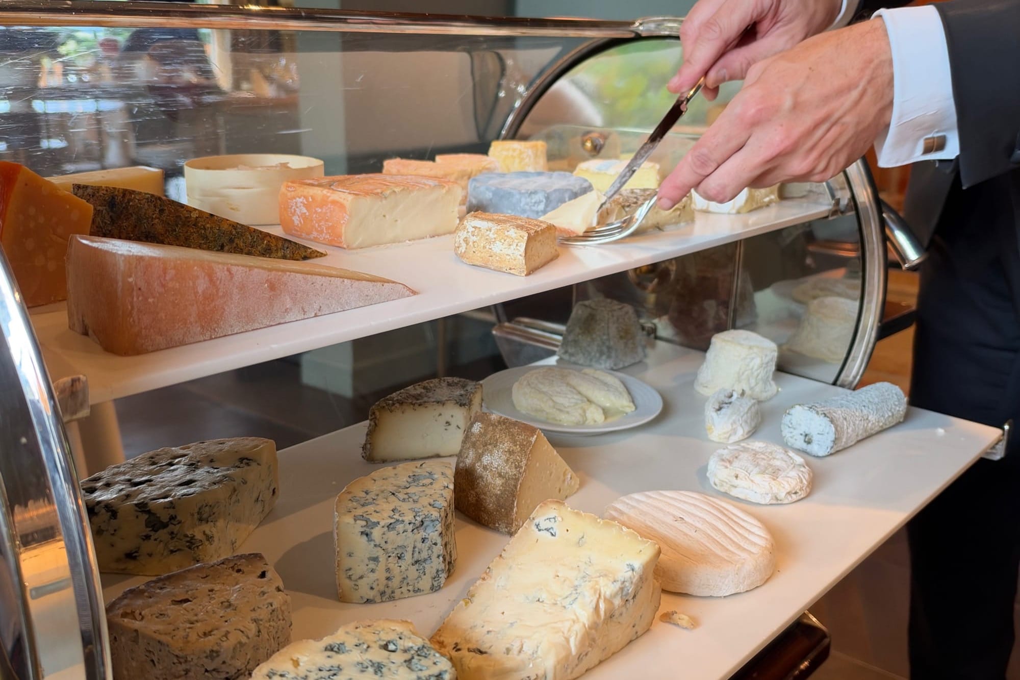 Cheese selection at Restaurant Bareiss