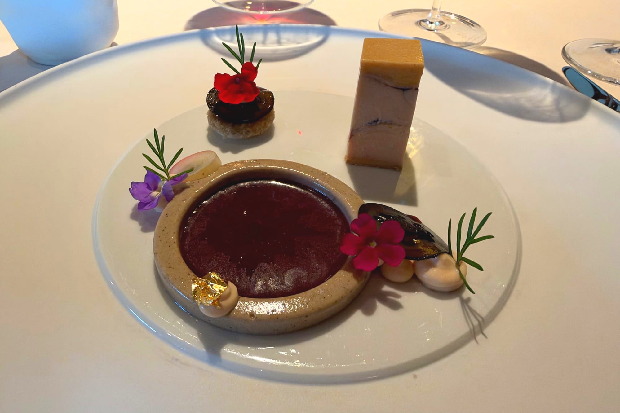 Variation of Foie Gras at Restaurant Bareiss
