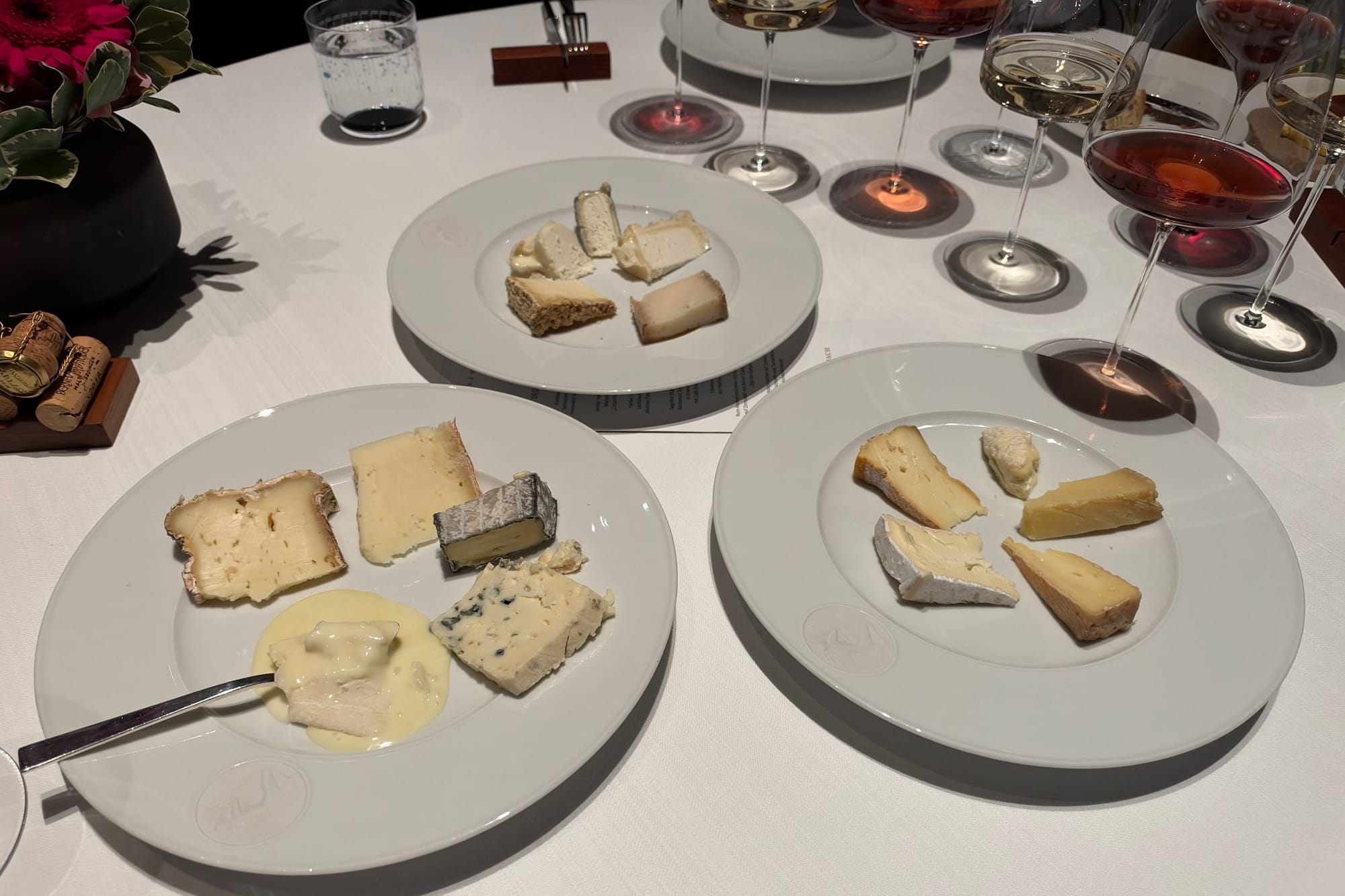 cheese selection at Schwarzwaldstube
