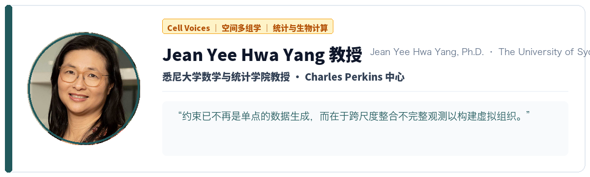 Jean Yee Hwa Yang 教授