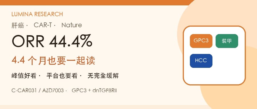 肝癌 CAR-T 上了 Nature：44% 缓解很好看，4.4 个月也要一起读