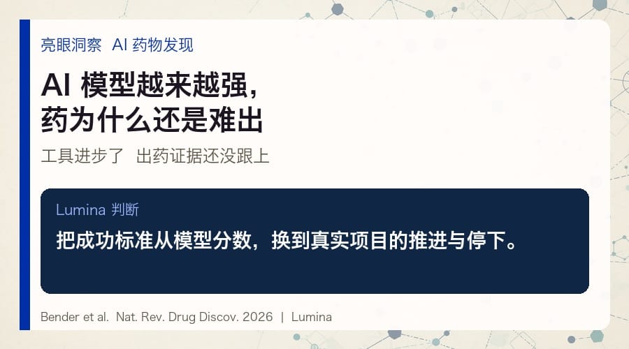 AI模型越来越强，药为什么还是难出