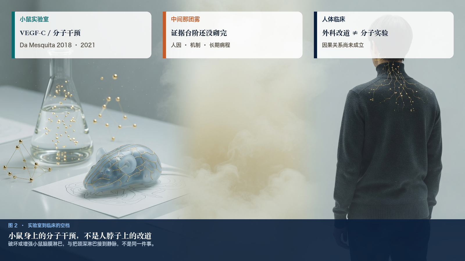 小鼠分子干预，不是人体外科改道