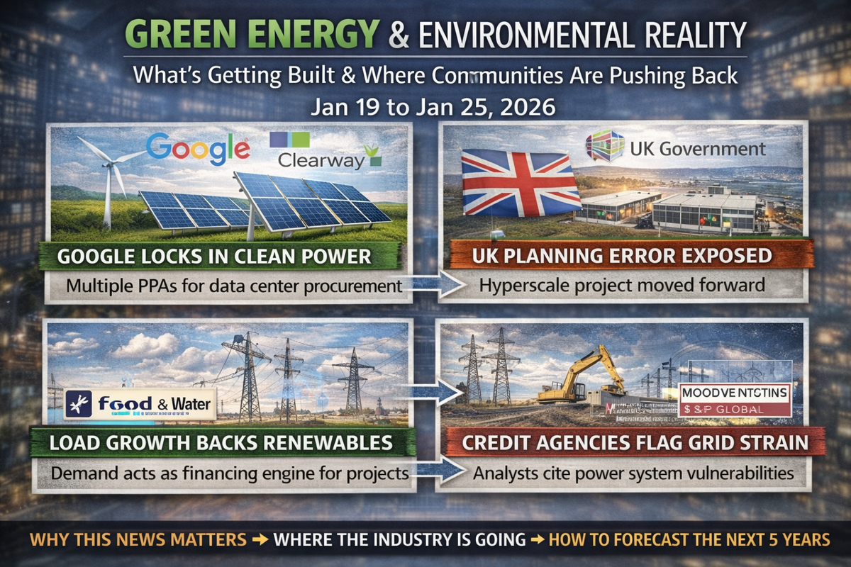 Analyst Briefing: Sustainability, Energy, & Green Build Trends (Jan 19-25)
