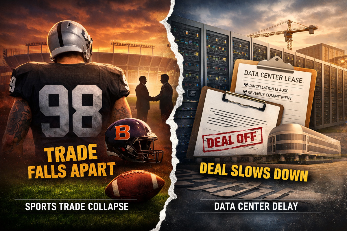 When a Deal Falls Apart: What the Maxx Crosby Trade Teaches Us About Data Center Contracts