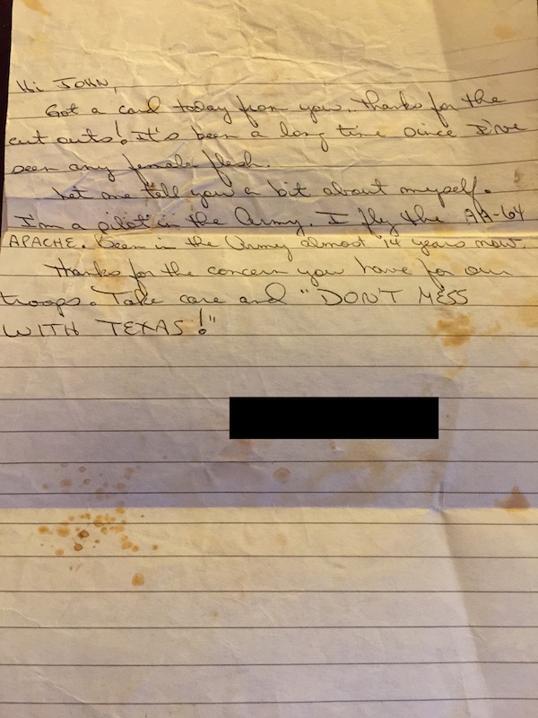 Letters from Operation Desert Shield